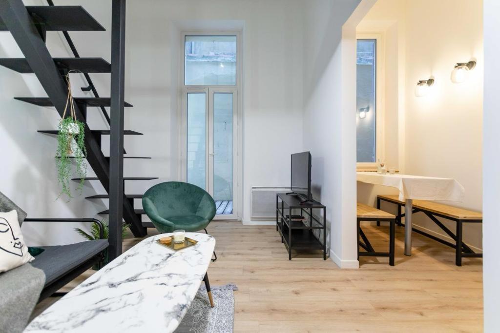 Grand T4 Avec 3Sdb - Quartier Joliette - Ideal Familles Et Groupes Marsella Exterior foto